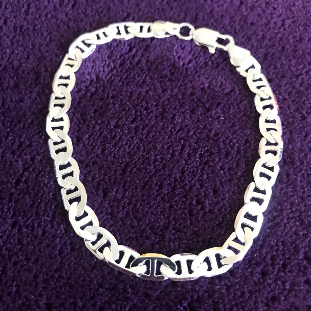Sterling Silver Link Bracelet